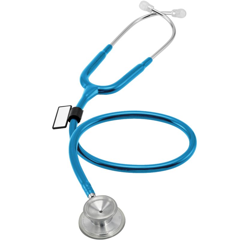 MDF727 Acoustica, dubbelhuvud, isblå, stetoskop